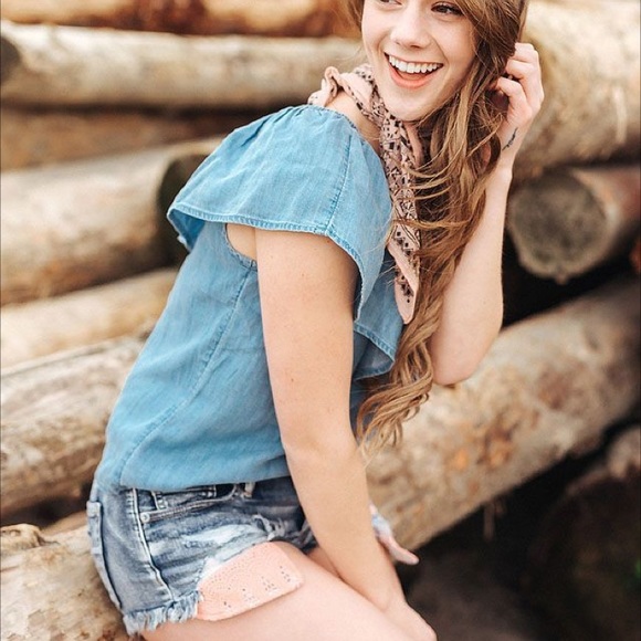 American Eagle One Shoulder Top - Picture 4 of 4